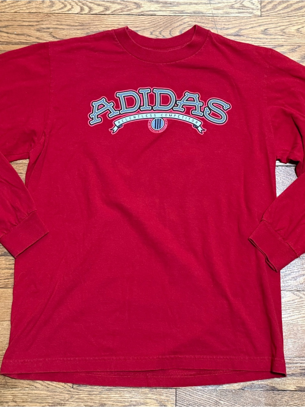 Vintage Y2K Boys (XL) Adidas ‘Relentless Competitor’ Long Sleeve T-Shirt